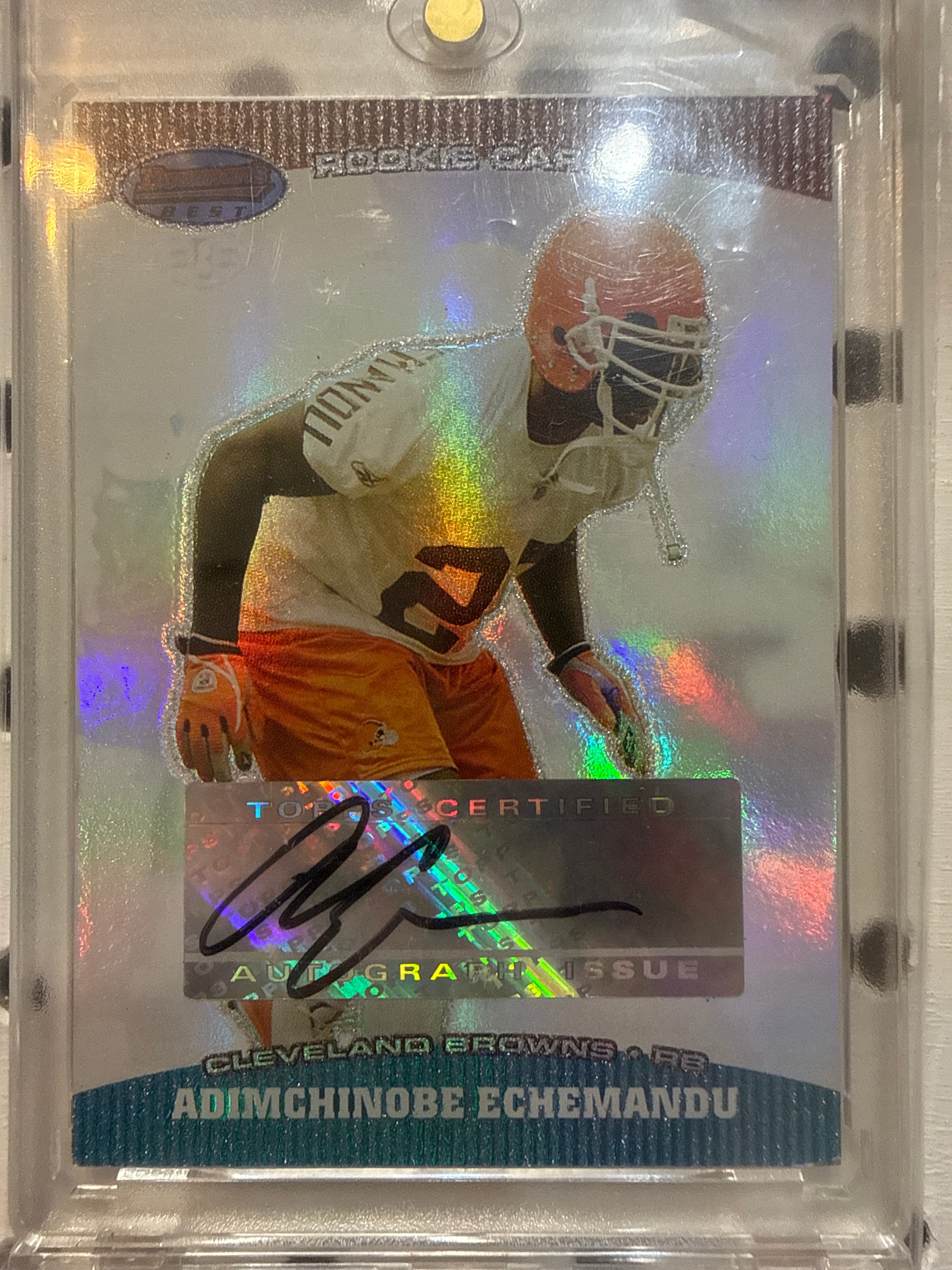 2004 Bowman's Best Adimchinobe Echemandu Rookie Card #146 - Browns