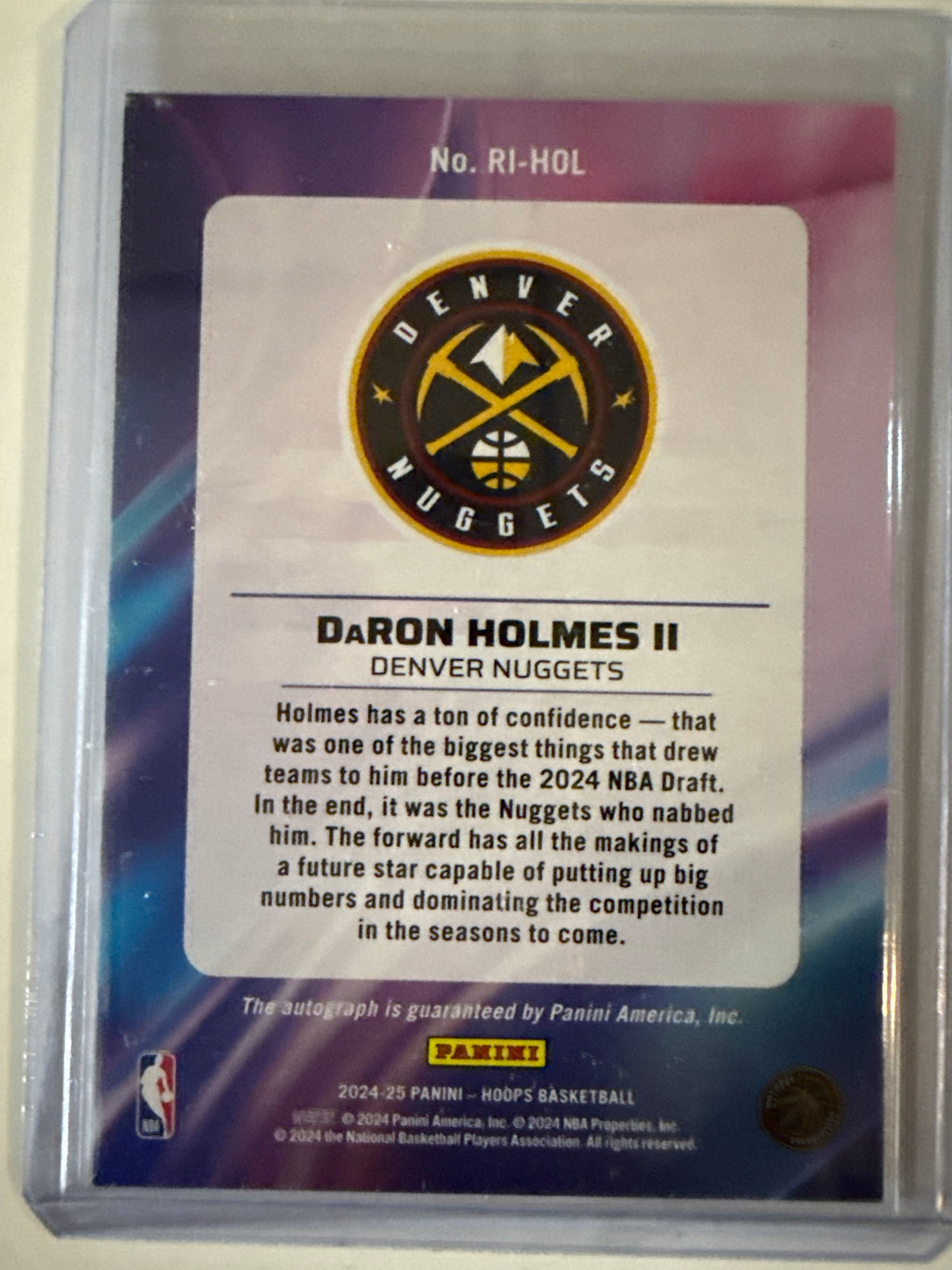 Daron Holmes 2 #RI-HOL