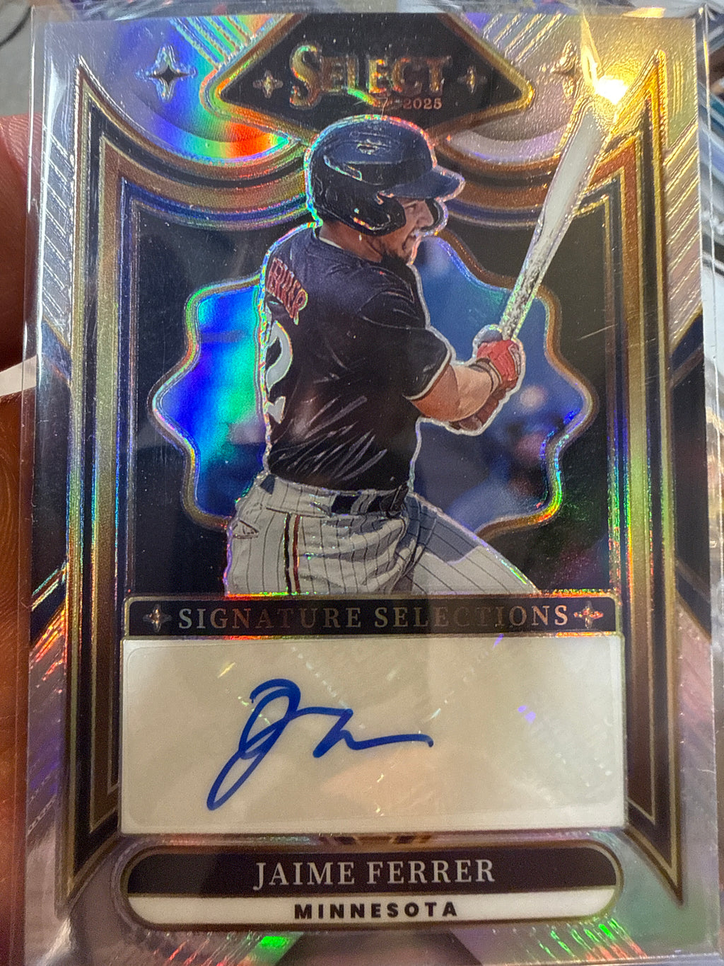 2025 Jaime Ferrer #SS-JF Autograph Signature Selection - Minnesota Twins