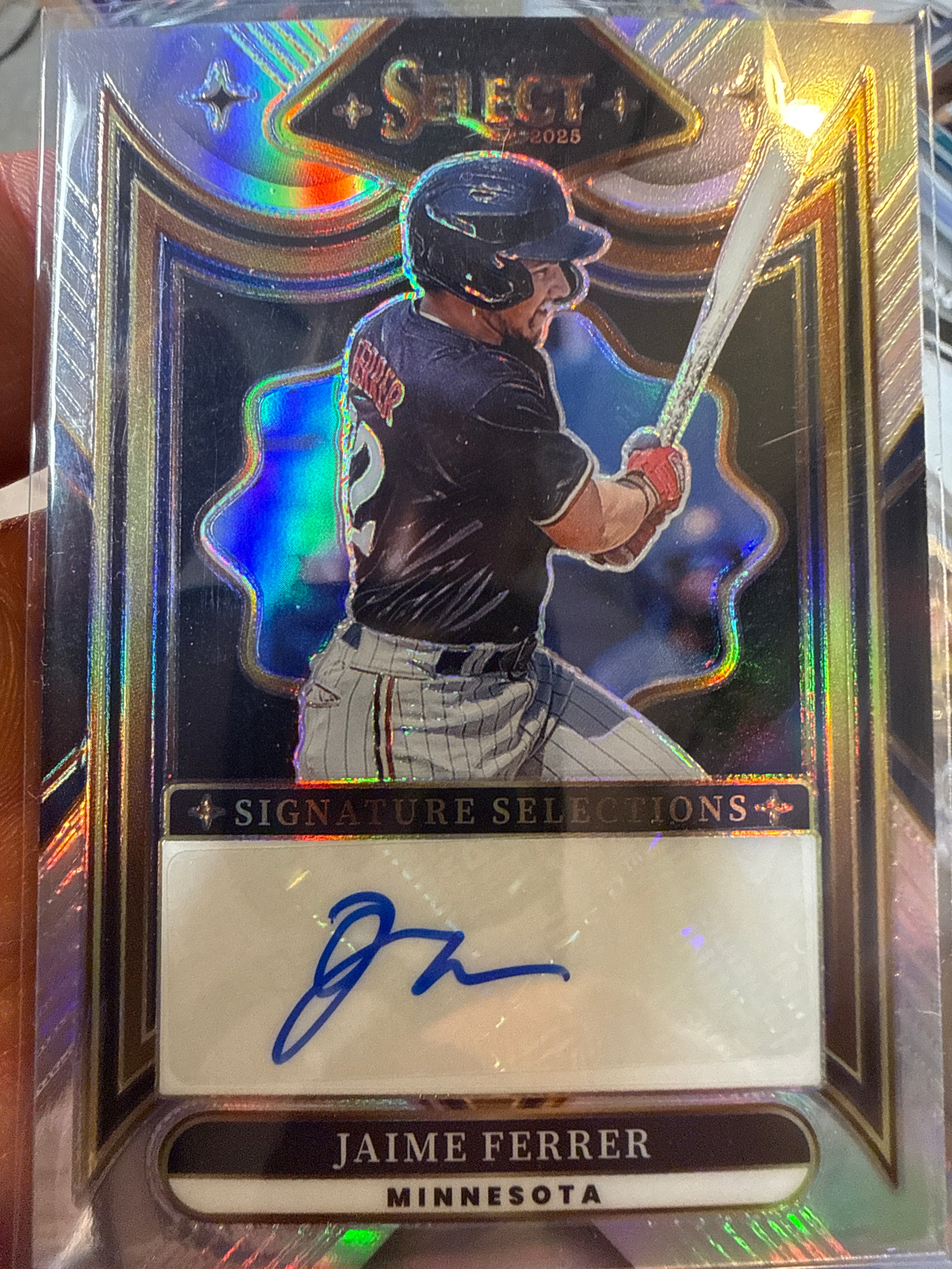 2025 Jaime Ferrer #SS-JF Autograph Signature Selection - Minnesota Twins