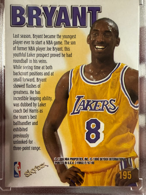 1998 Skybox International Kobe Bryant #195 Z-Force