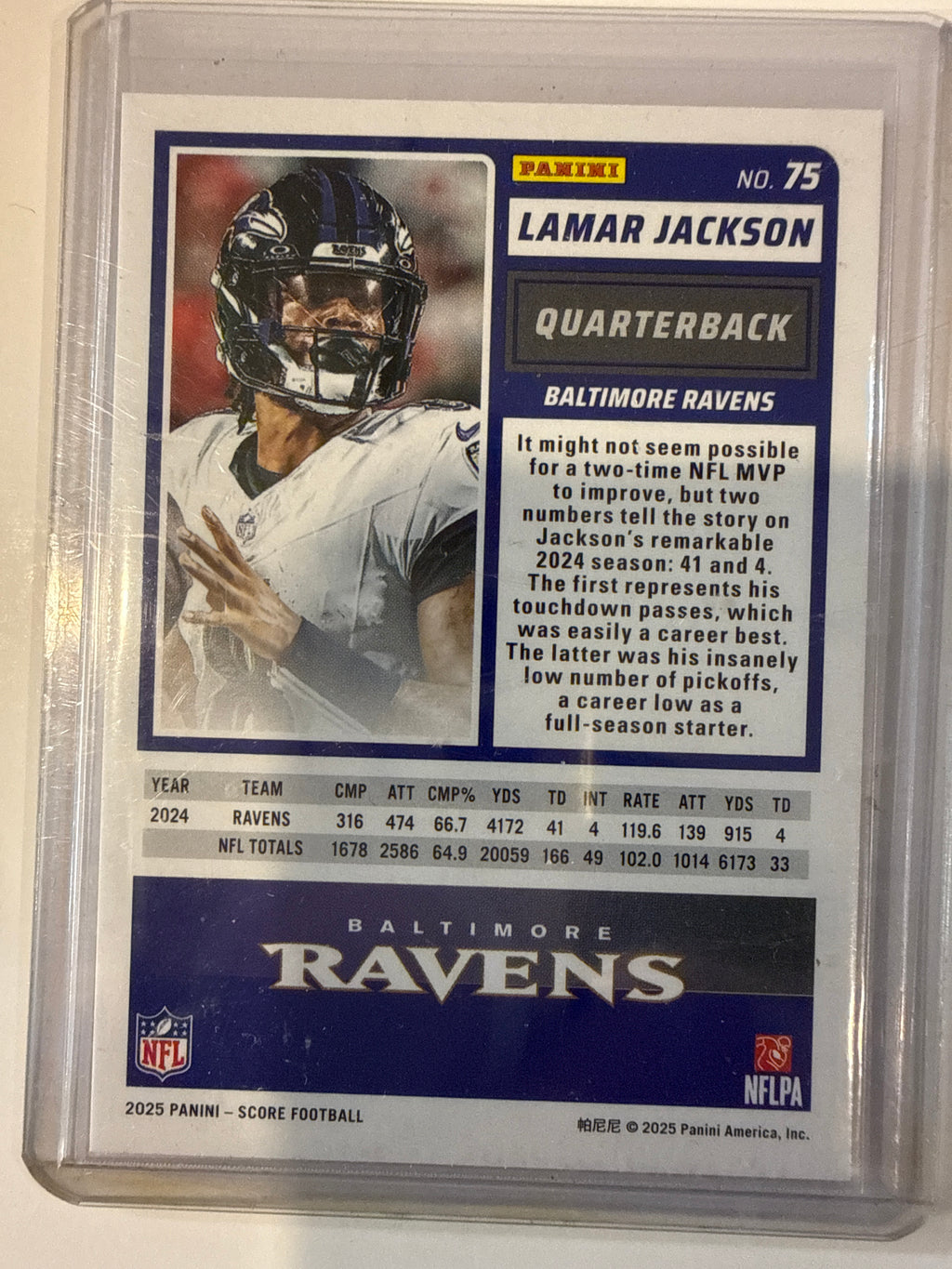 Lamar Jackson #75