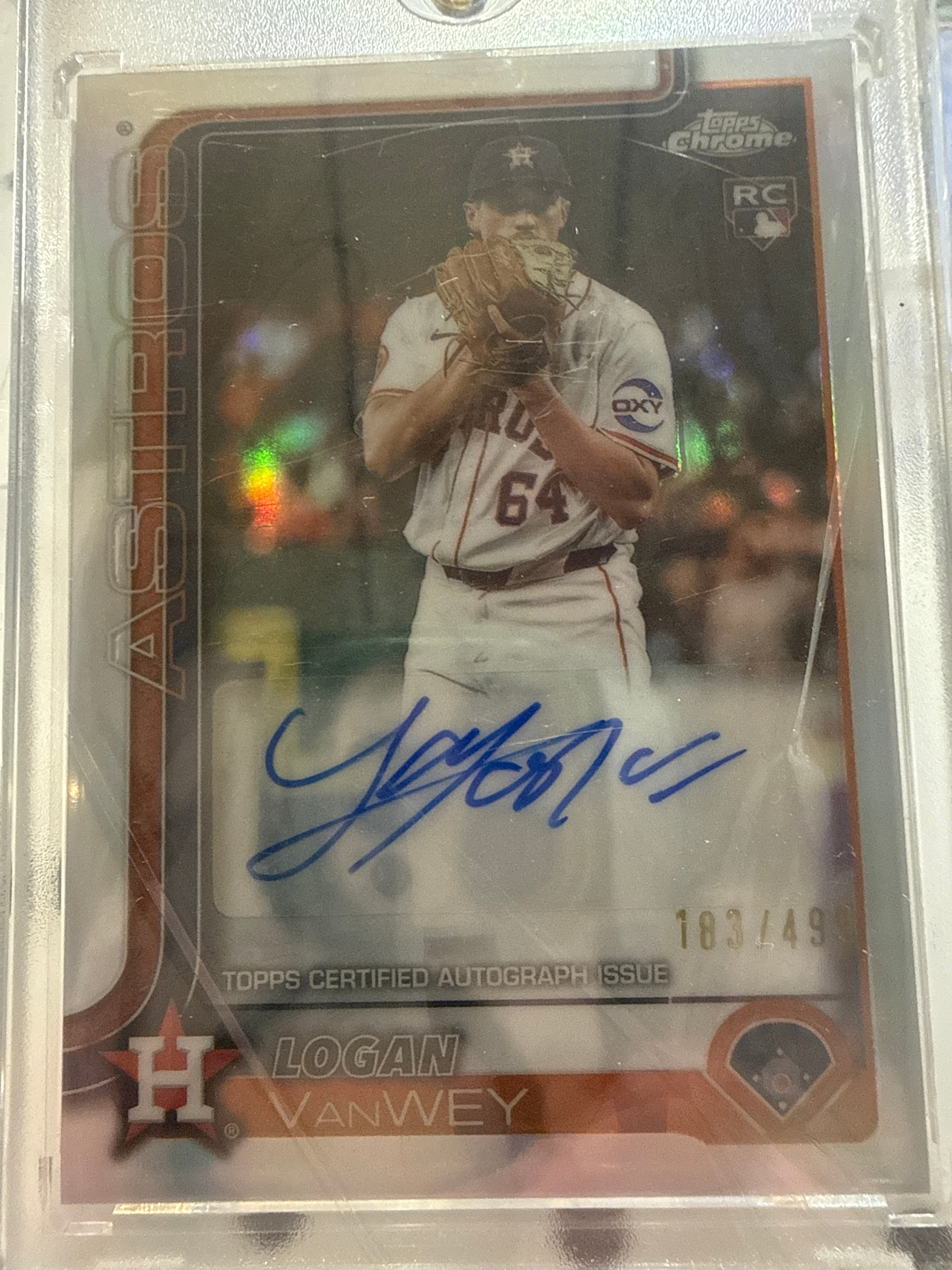 2025 Topps Chrome Logan Van Way Rookie Autograph Refractor #AC-LV /499