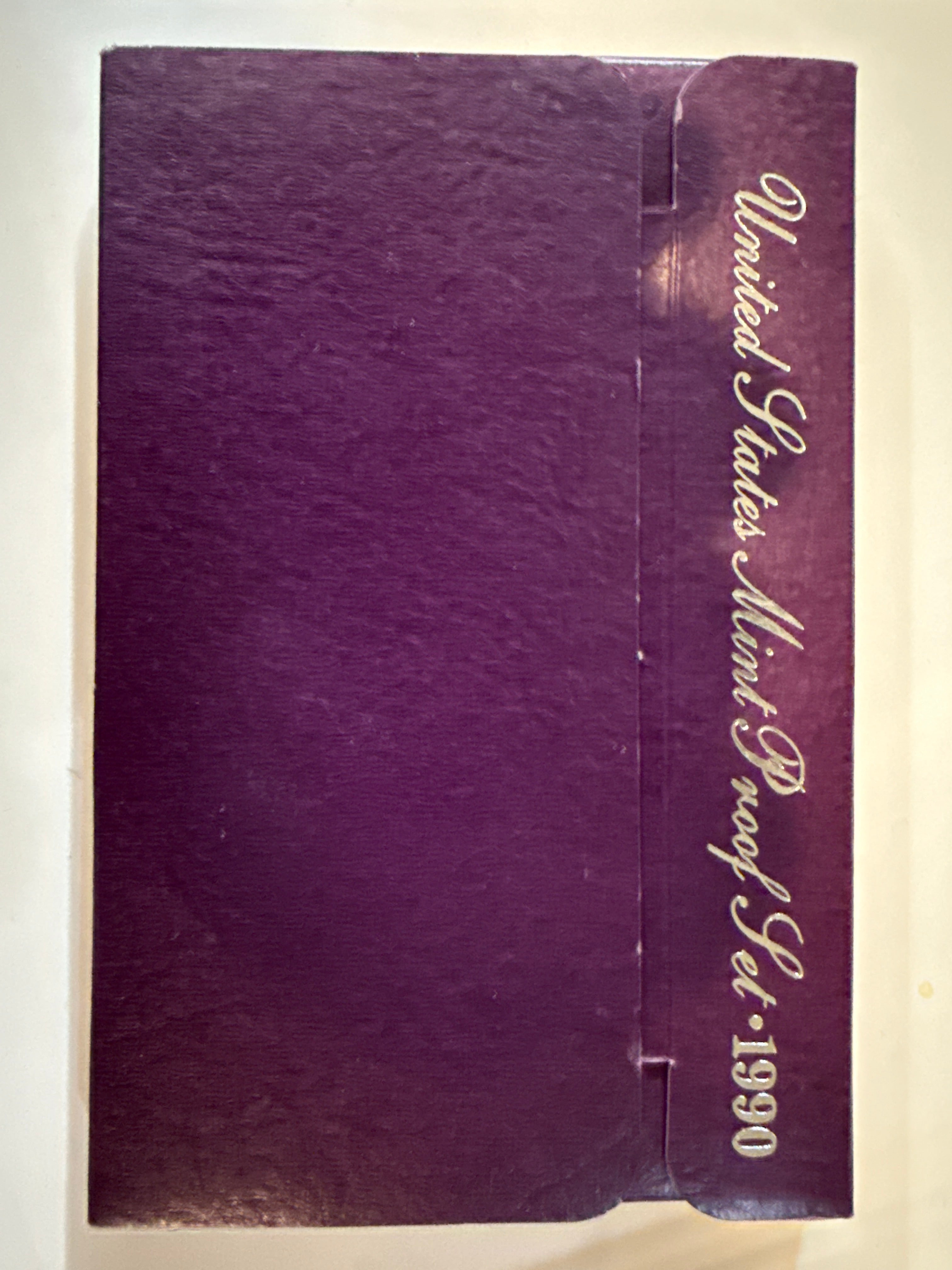 1990 United States mint proof coin set