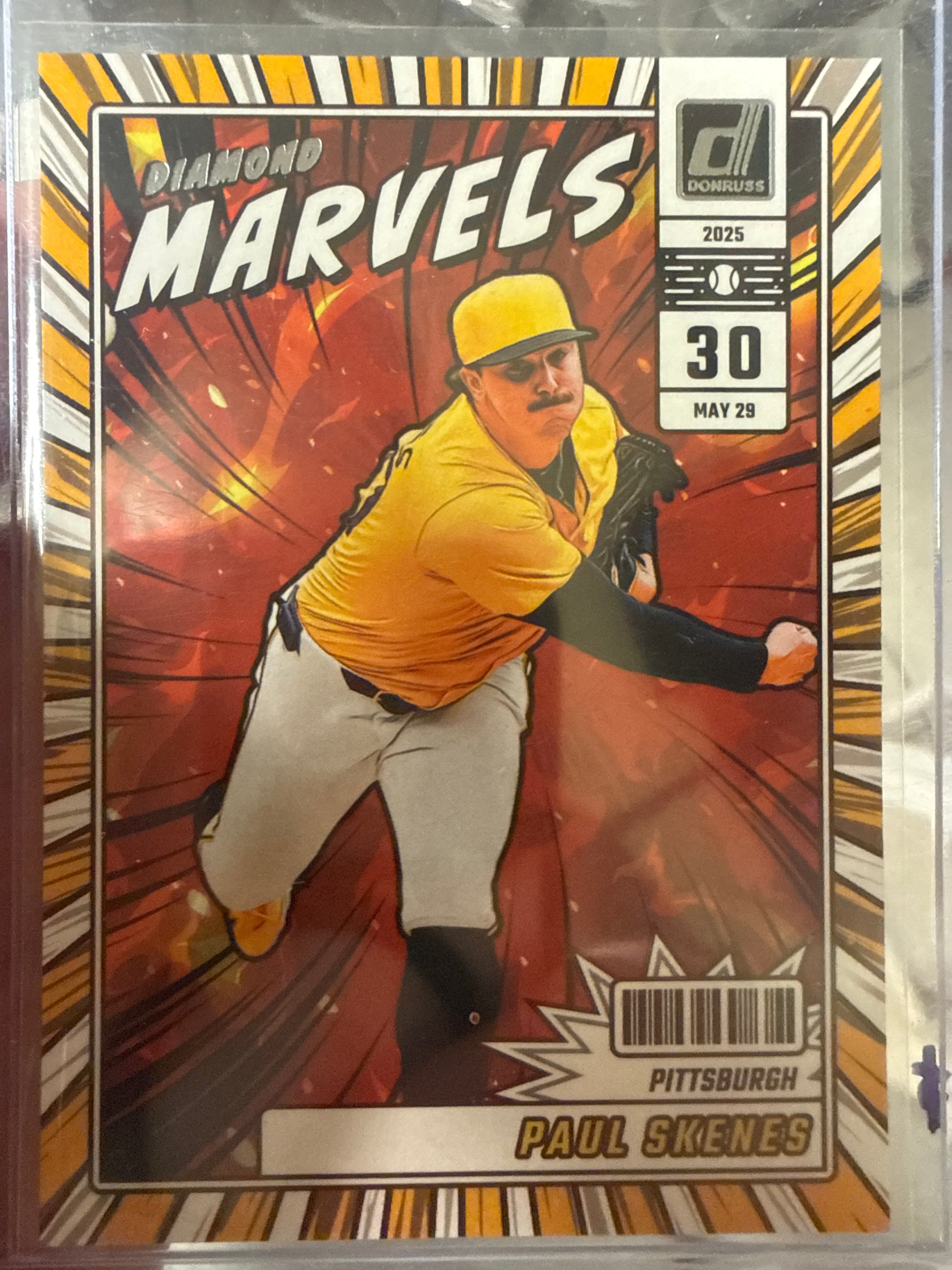 2025 Panini Donruss #1 Paul Skenes Diamond Marvels