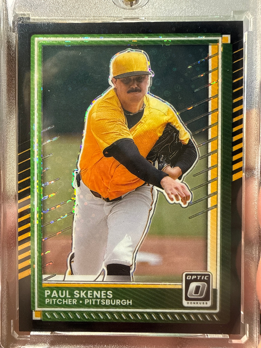 2025 Panini Donruss #29 Paul Skenes Black Optic Prizm
