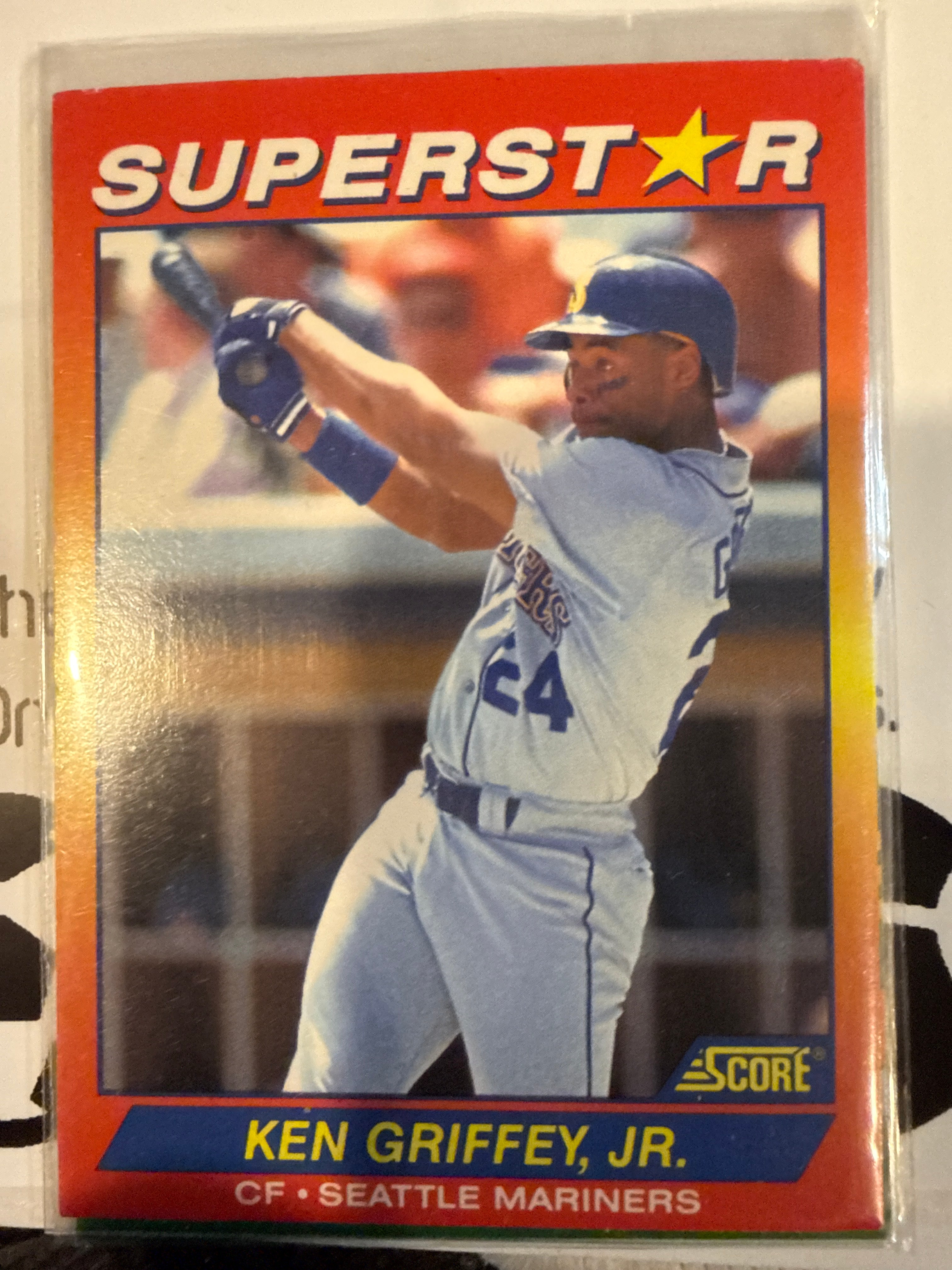 Ken Griffey Jr 13-Card Lot - 1989 Leaf Rookie, Error Card & More