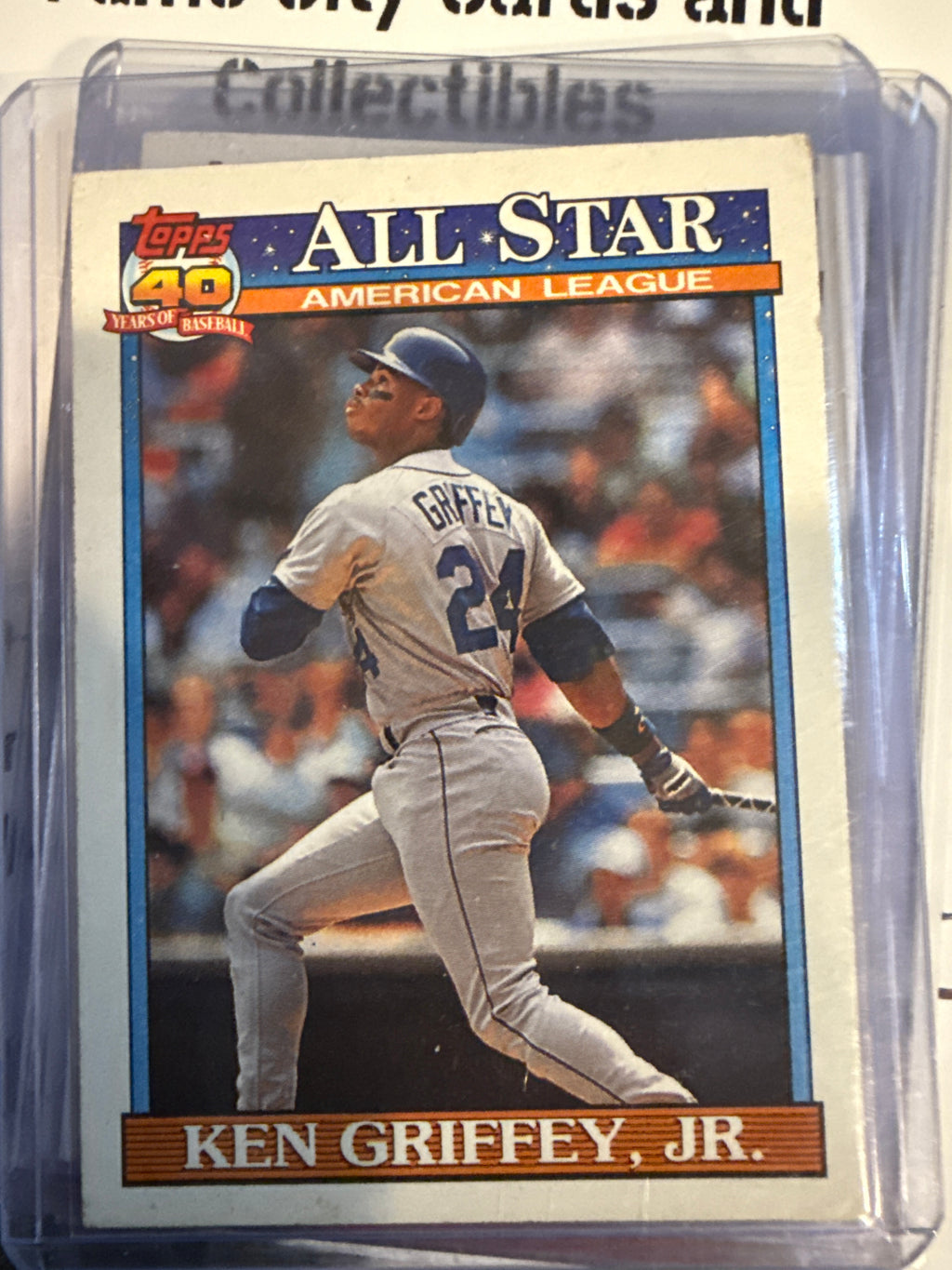 Ken Griffey Jr 13-Card Lot - 1989 Leaf Rookie, Error Card & More
