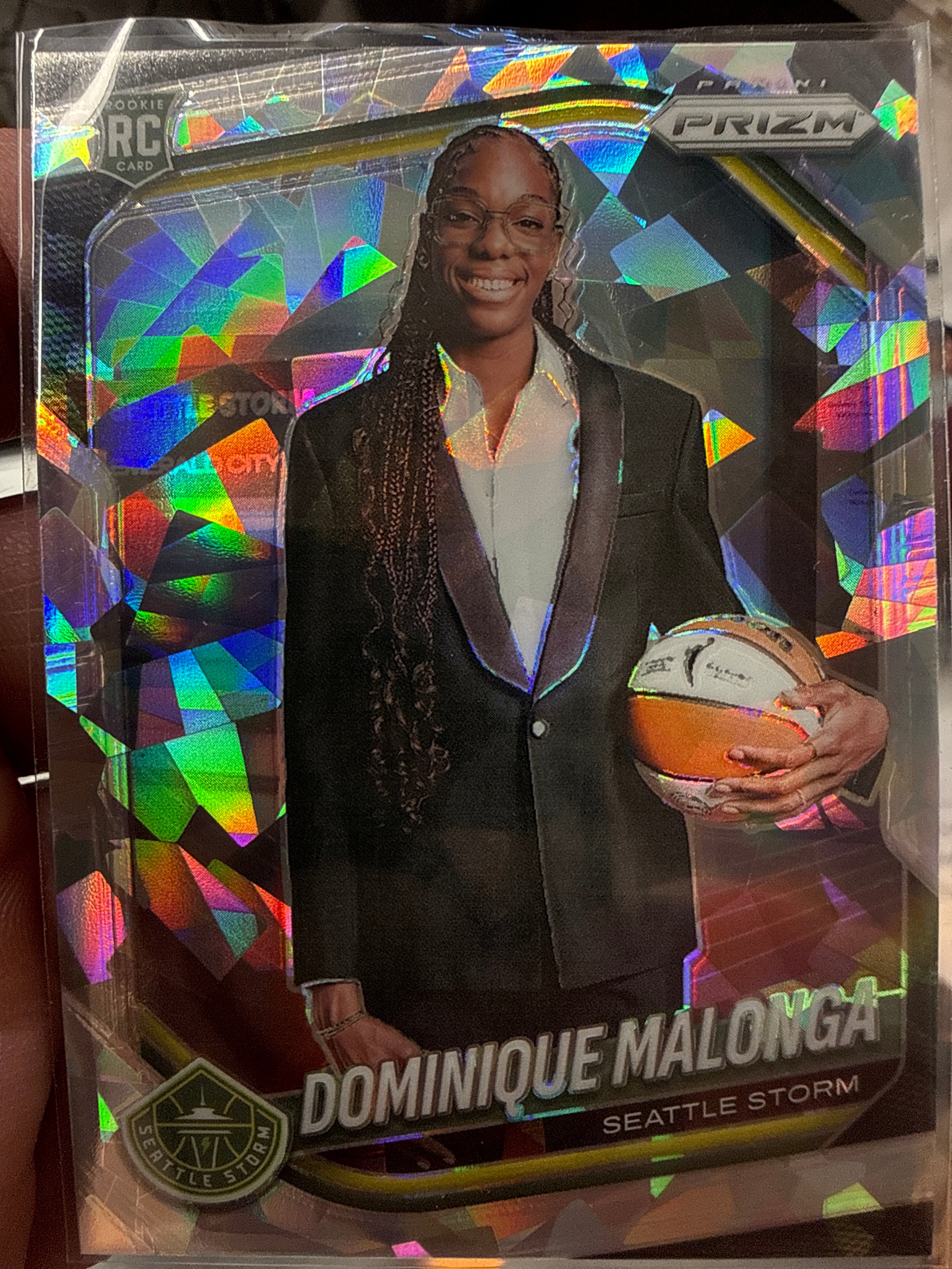 Dominique Malonga 2025 Panini Prism WNBA Rookie Card #144 - Seattle Storm