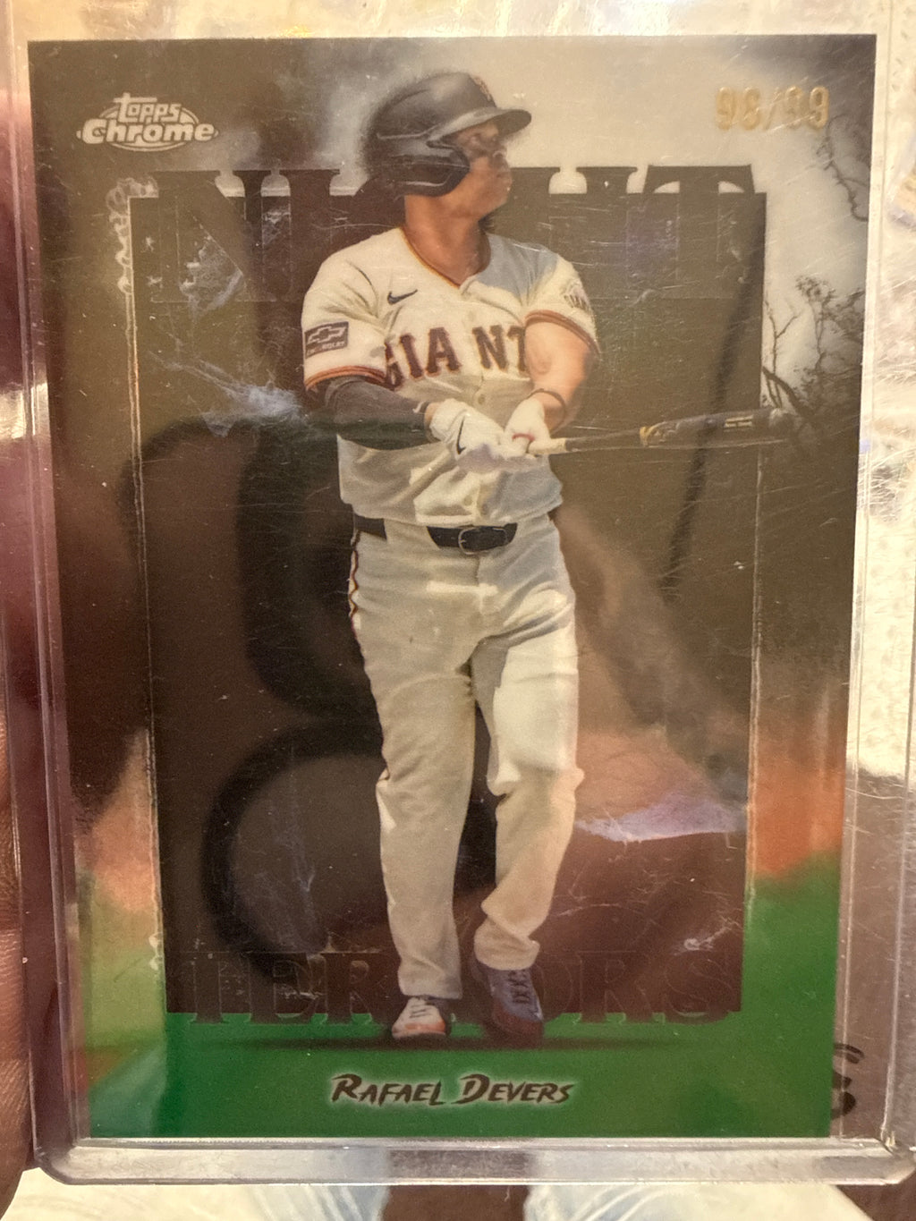 2005 Topps Chrome Rafael Devers #NT-22 Night Terror /99