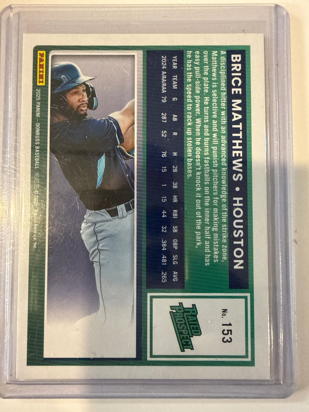 Brice Matthews #153 Rated Prospect