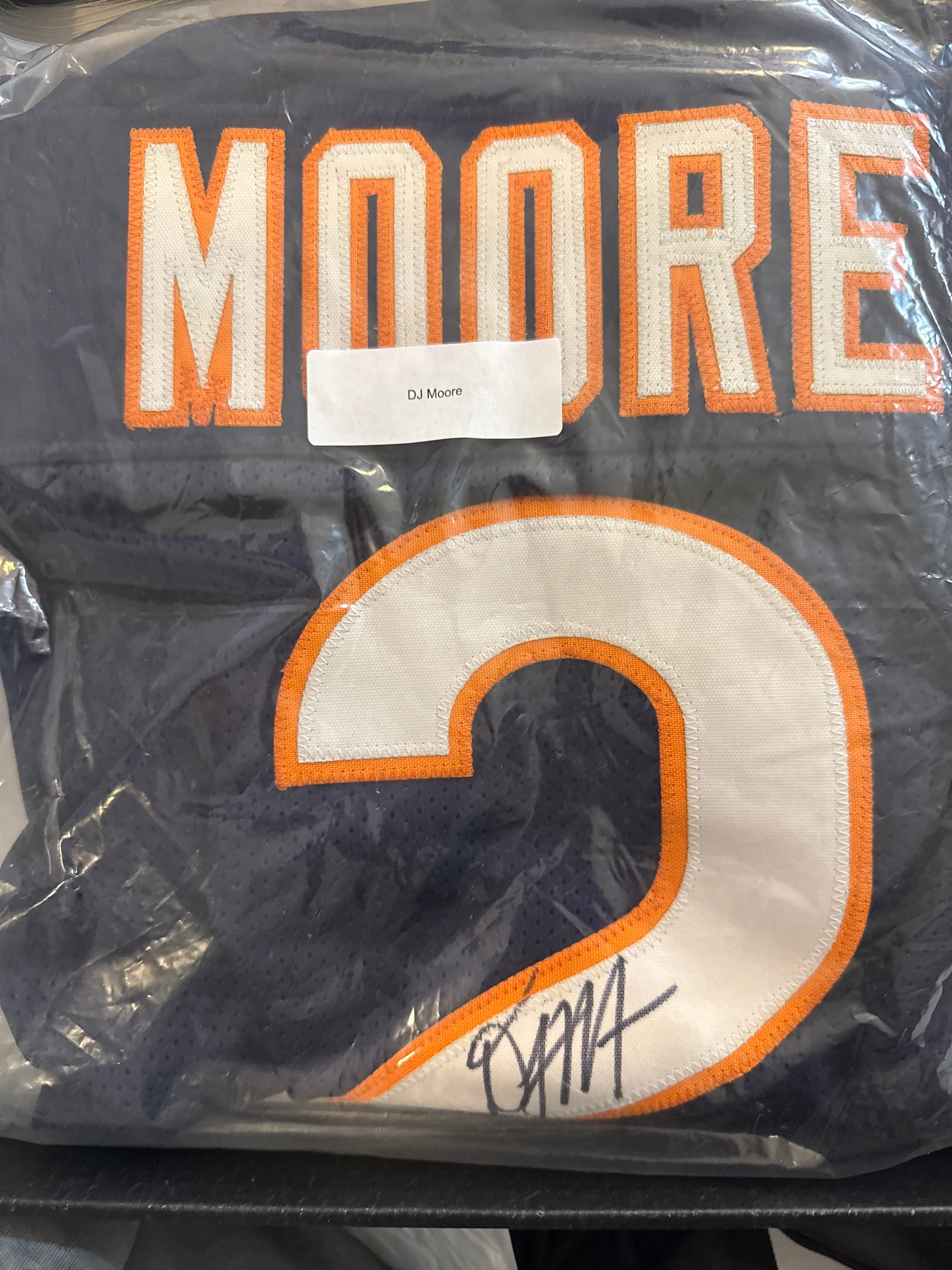 DJ Moore Autographed Jersey