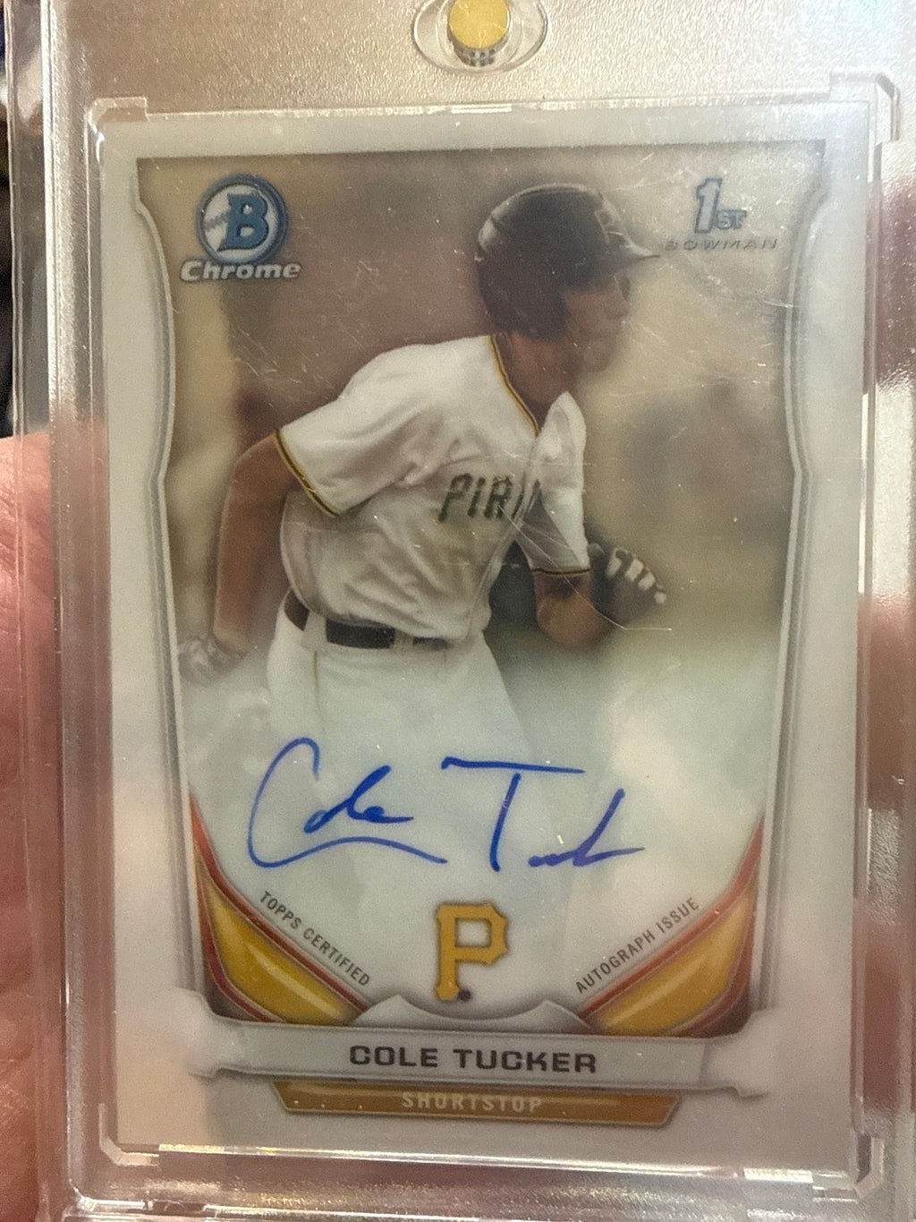 2014 Topps Bowman Cole Tucker #BCA-CT Autograph Rookie Card