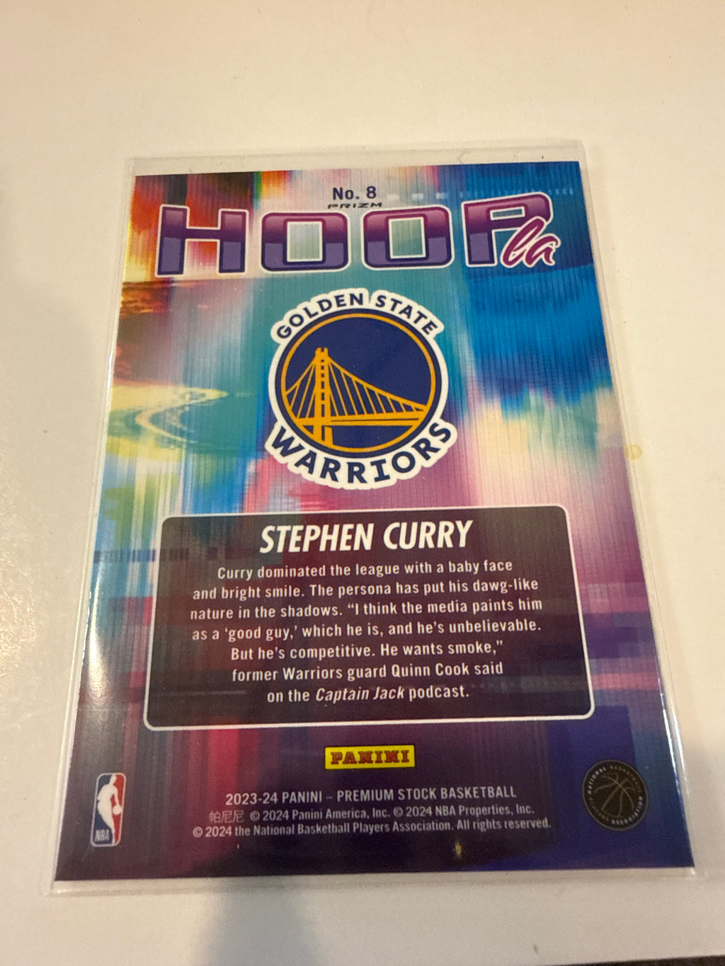 Steph Curry #8 Prizm