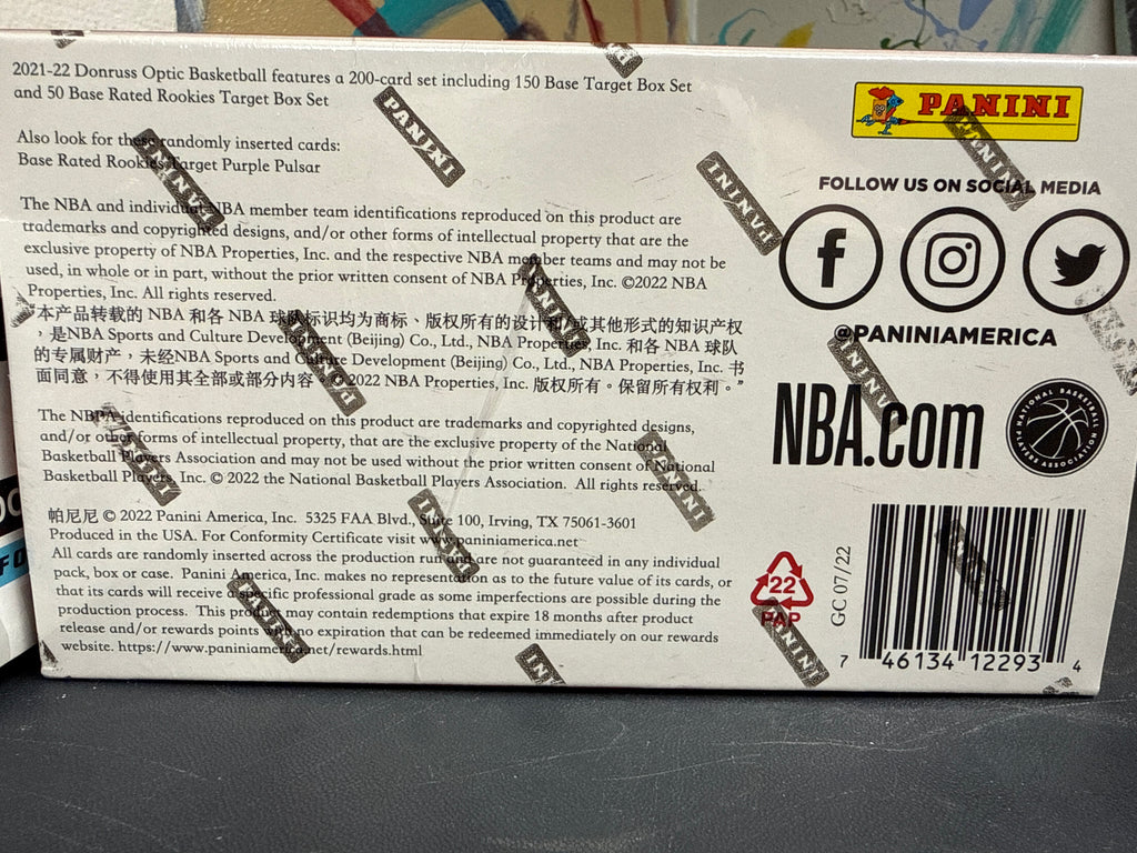 2021-2022 Panini Optic Complete Set w/bonus pack