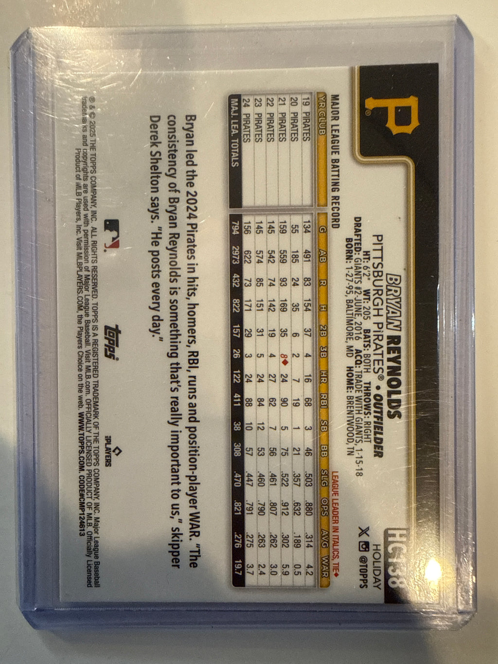 Brian Reynolds #HC138