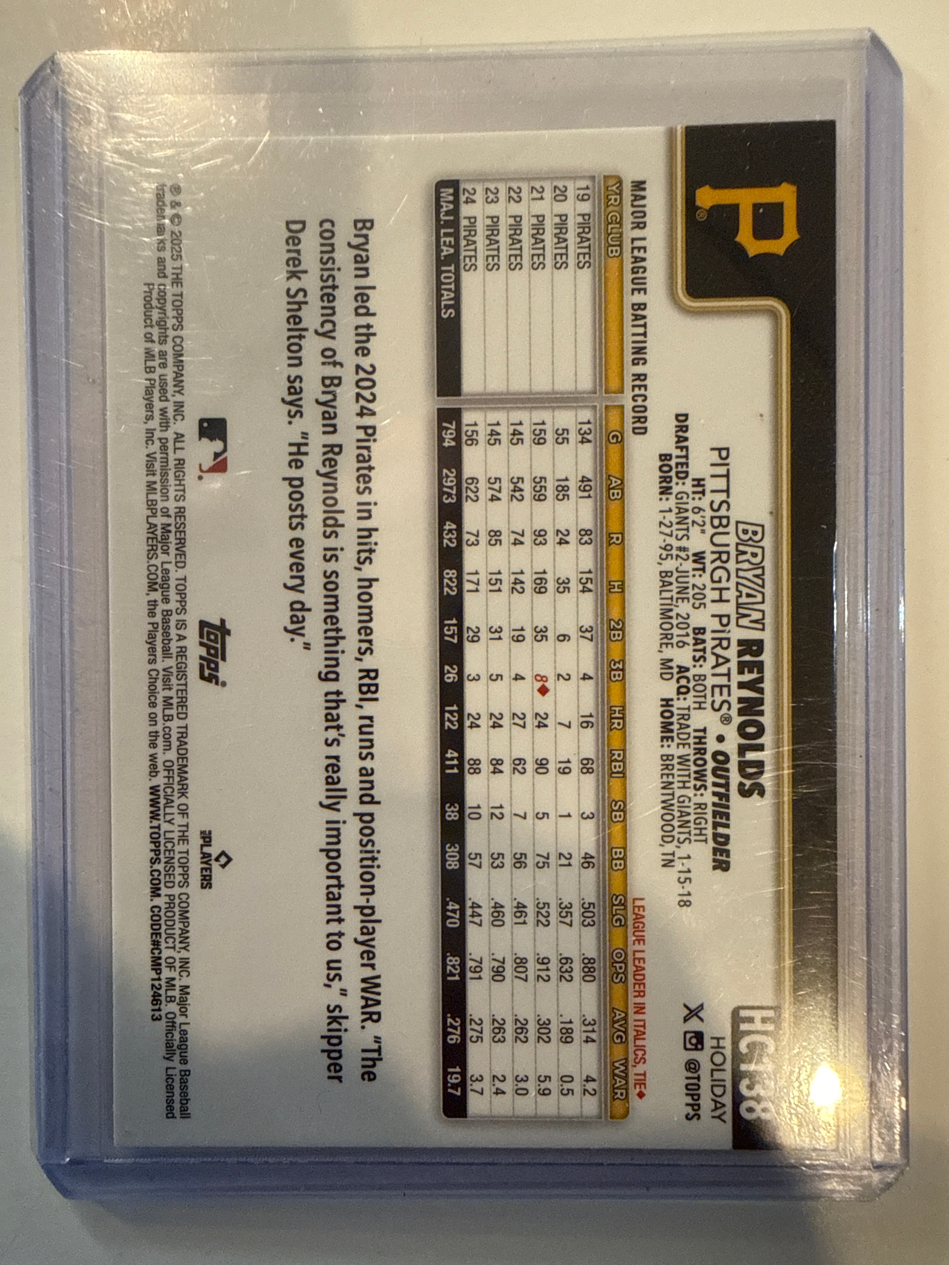 Brian Reynolds #HC138