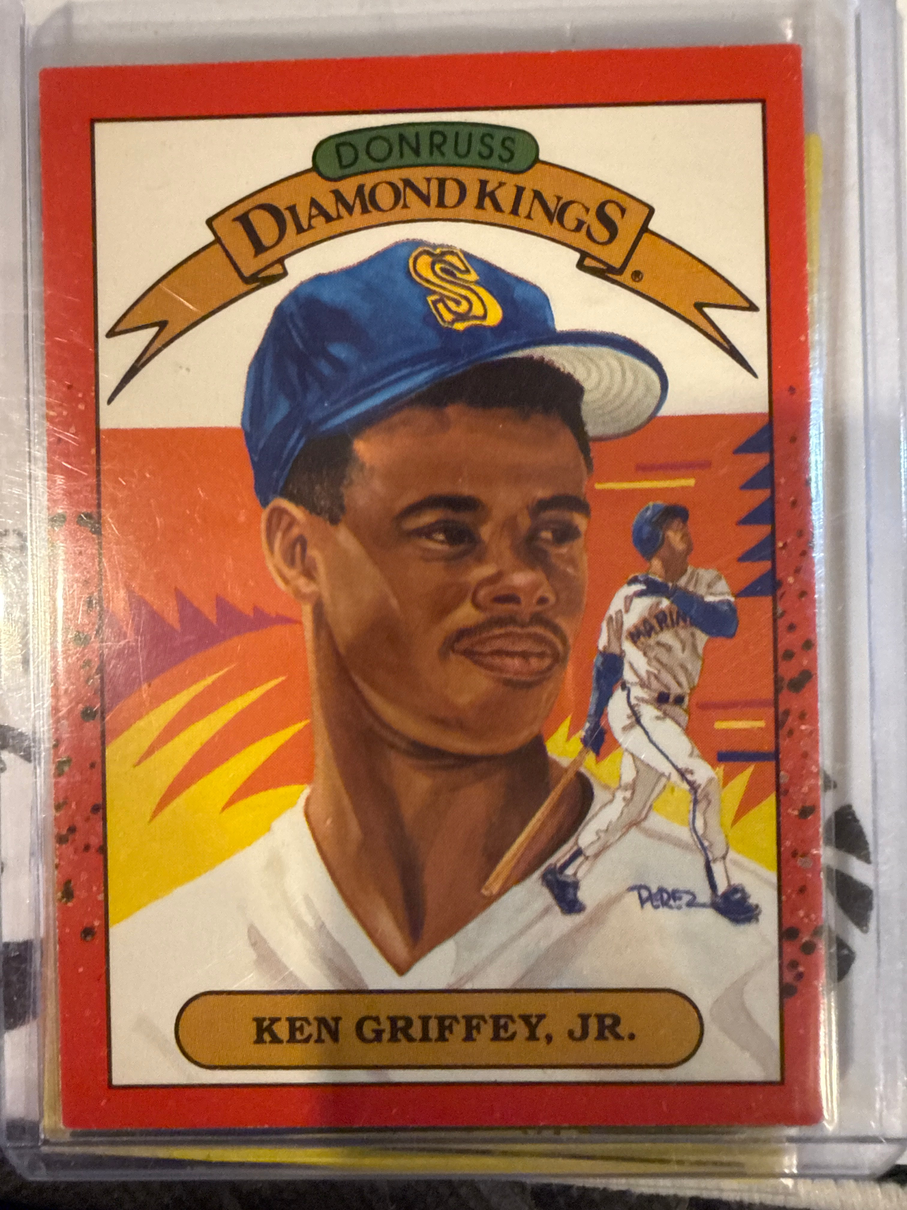 Ken Griffey Jr 13-Card Lot - 1989 Leaf Rookie, Error Card & More