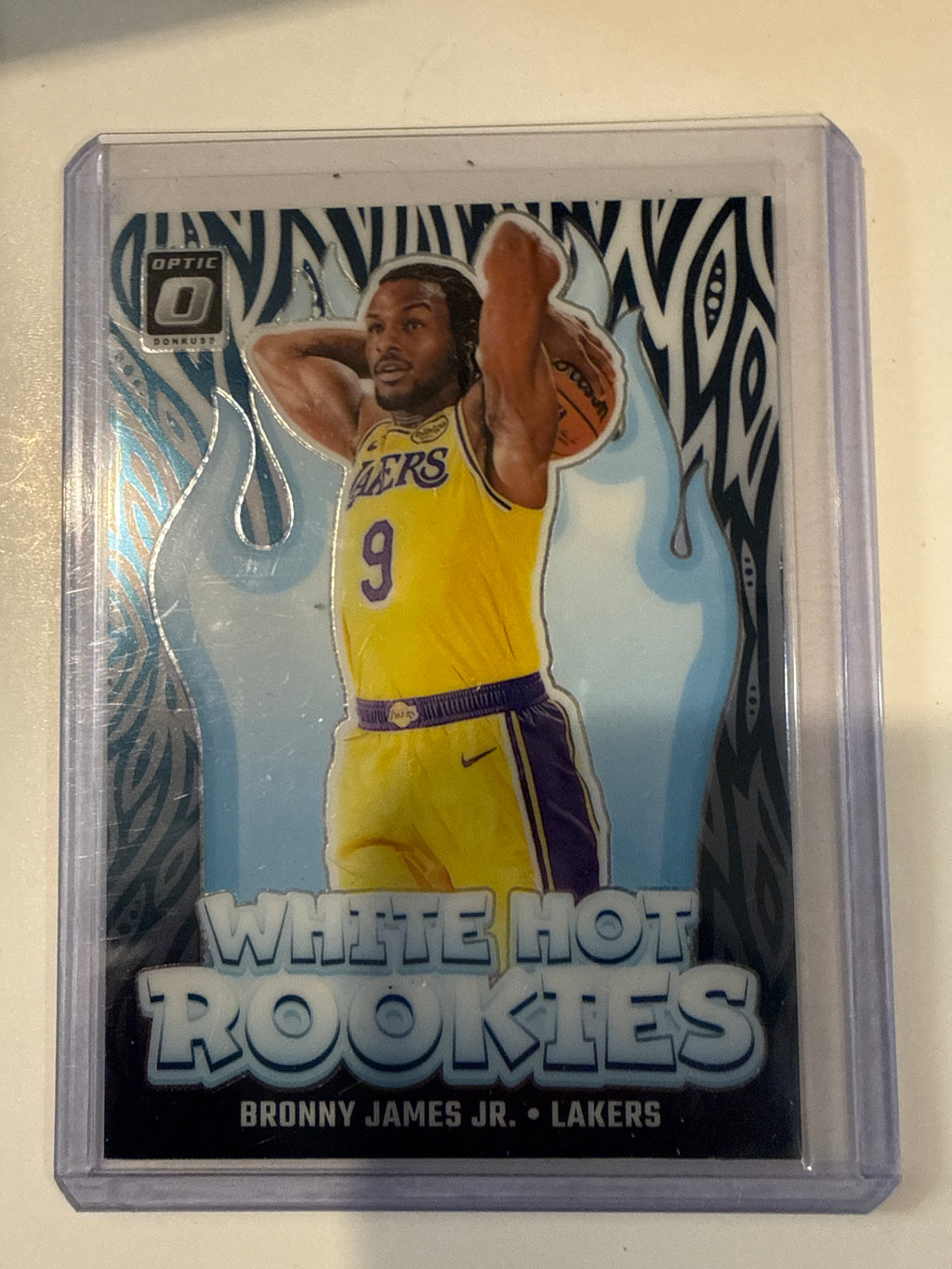 White Hot Rookies Bronny James Jr #15