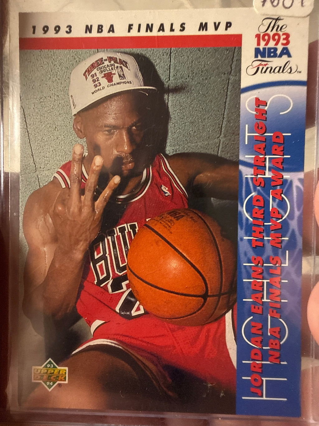 1993 Upper Deck #204 Michael Jordan Finals MVP