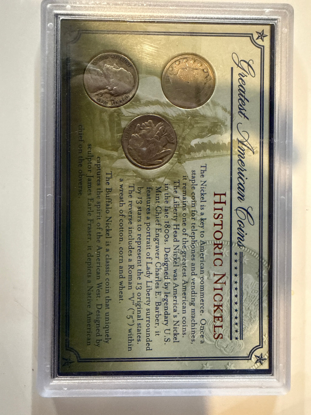 Greatest American coins, historic Nichols set