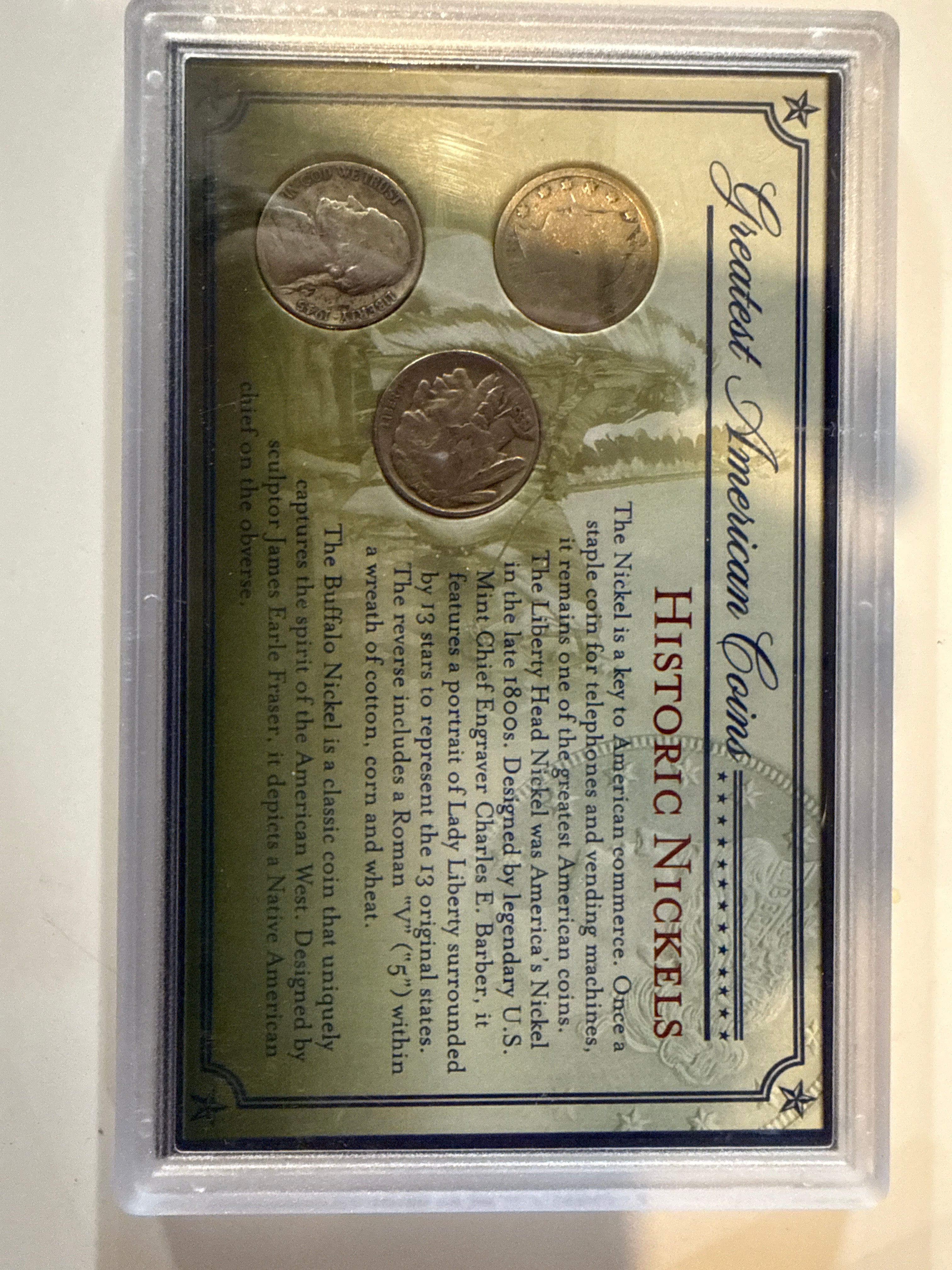 Greatest American coins, historic Nichols set