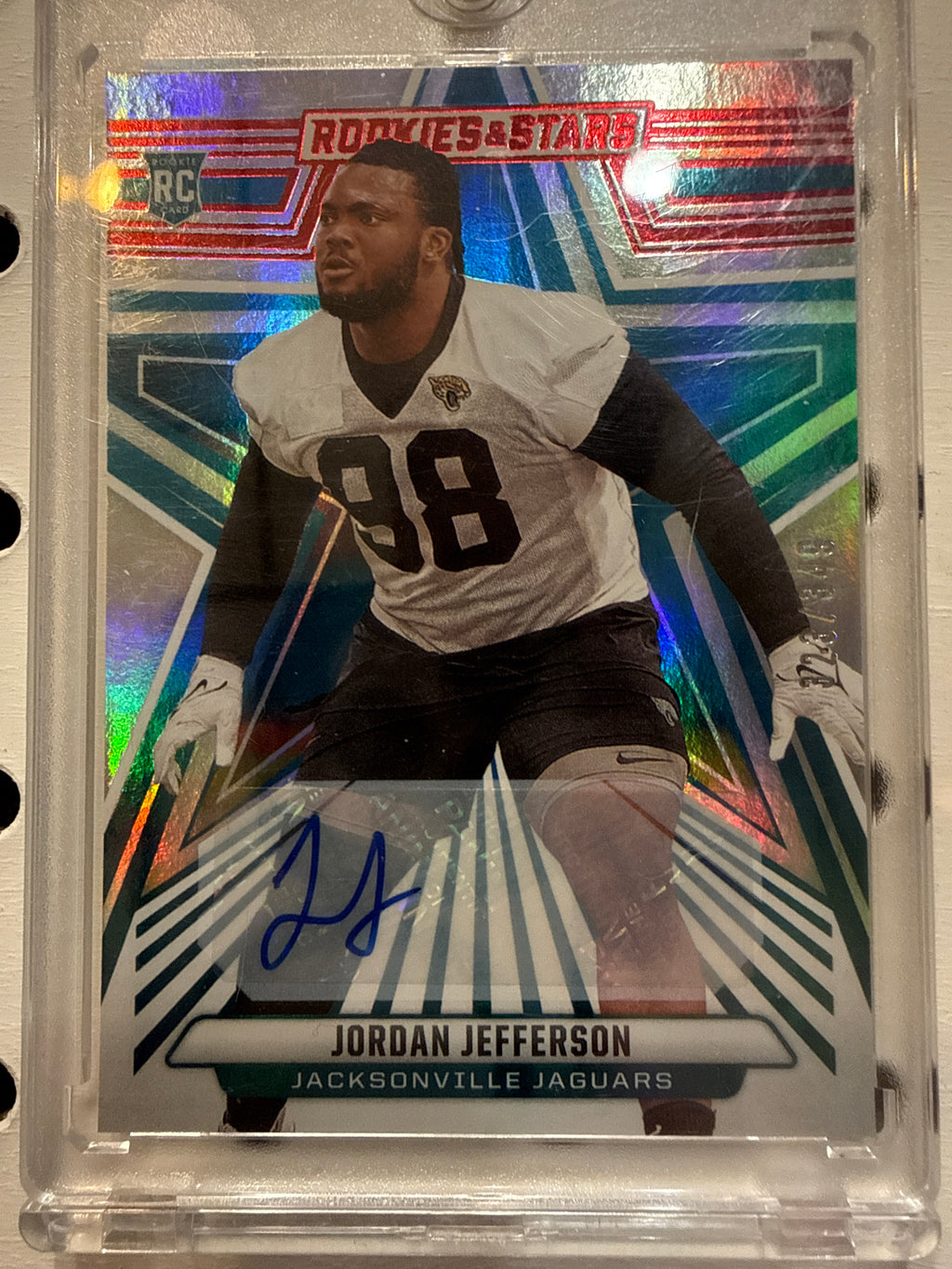 2024 Panini Rookies and Stars Jordan Jefferson Rookie Autograph #159 /349