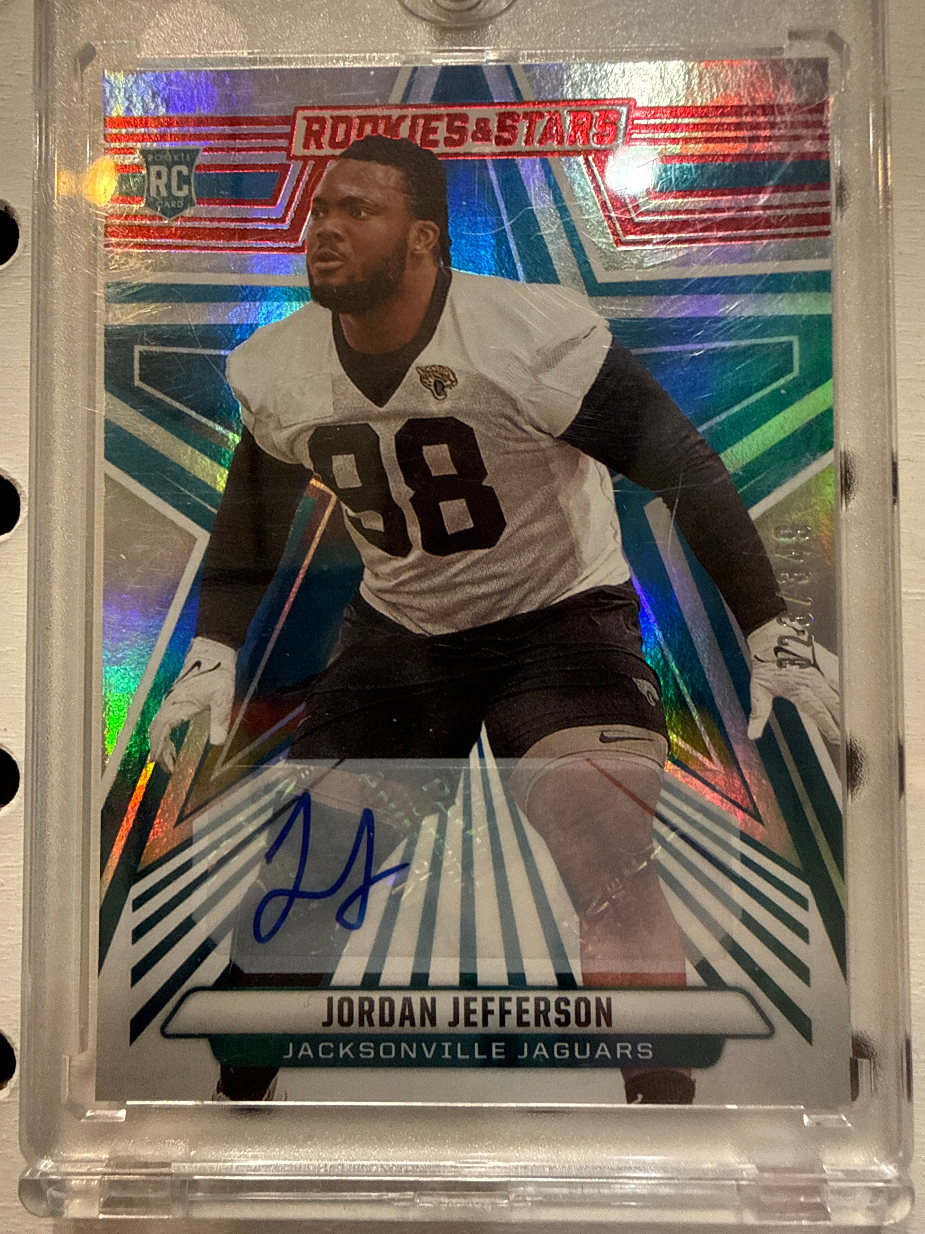 2024 Panini Rookies and Stars Jordan Jefferson Rookie Autograph #159 /349