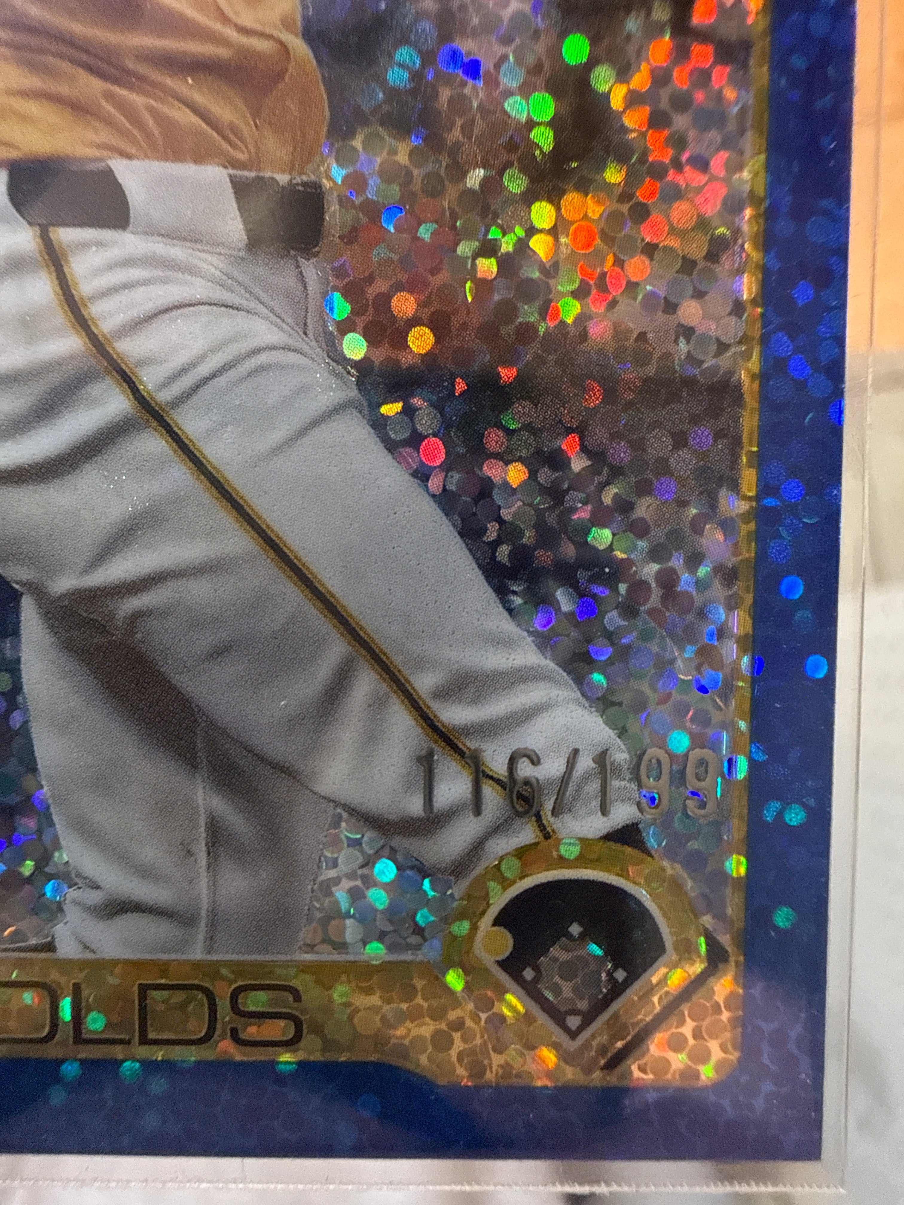 2025 Topps Chrome Holiday Bryan Reynolds Blue Sparkle /199 - HC138