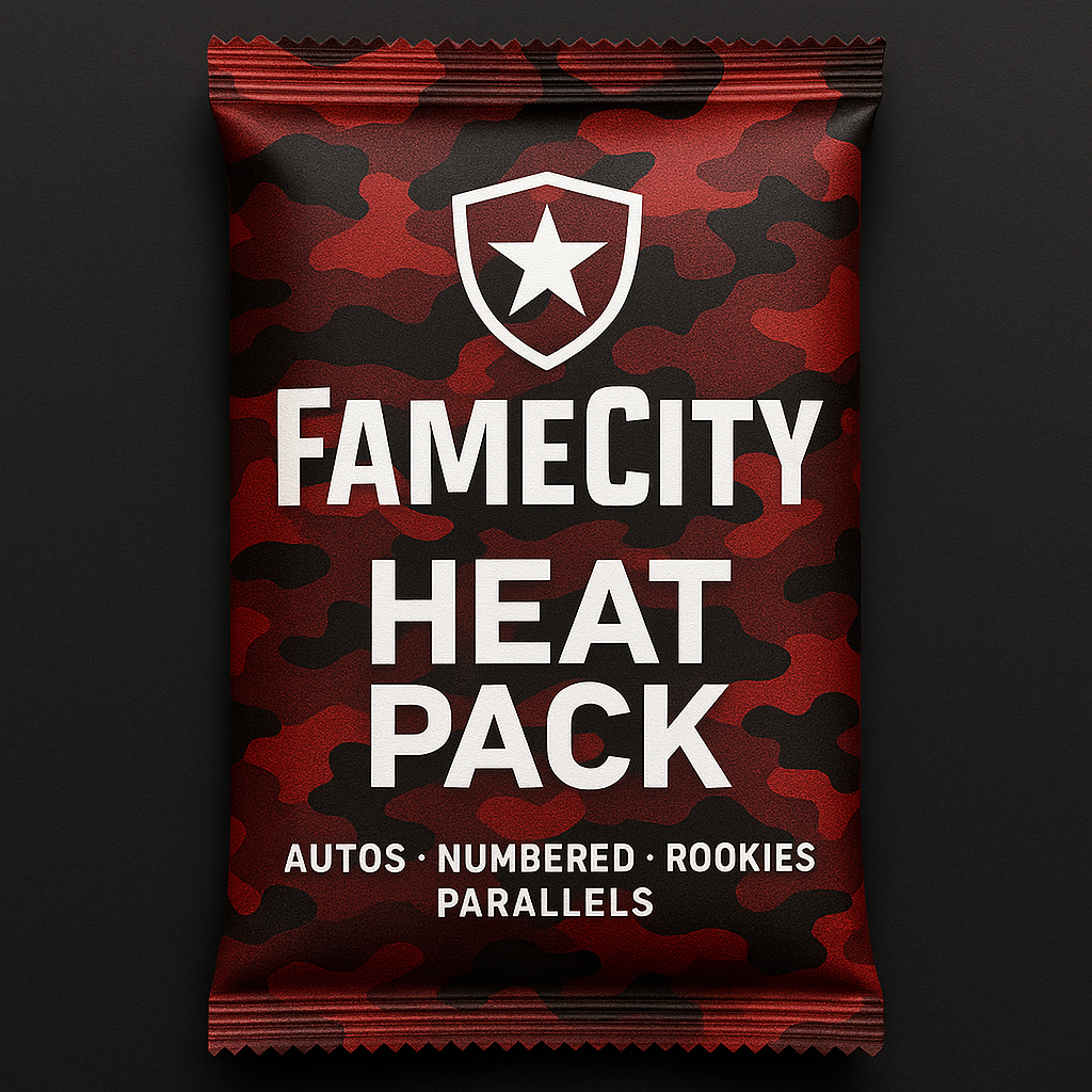 $25 Fame City HEAT PACK – Guaranteed Banger, Numbered, Auto, or Patch