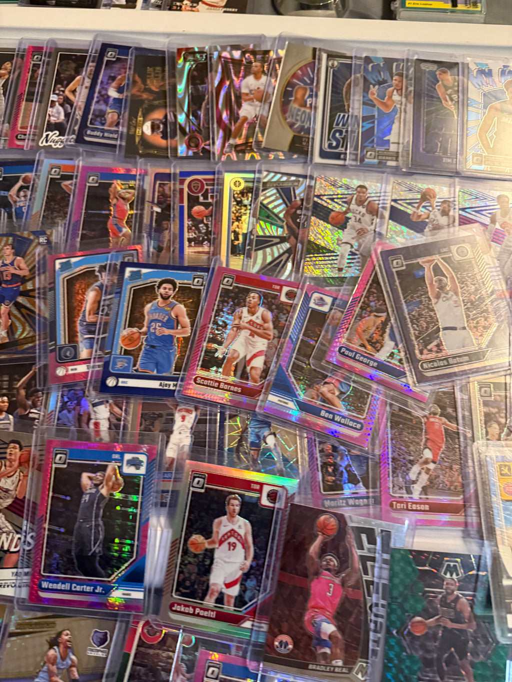 Raw Single Cards in Sleeves