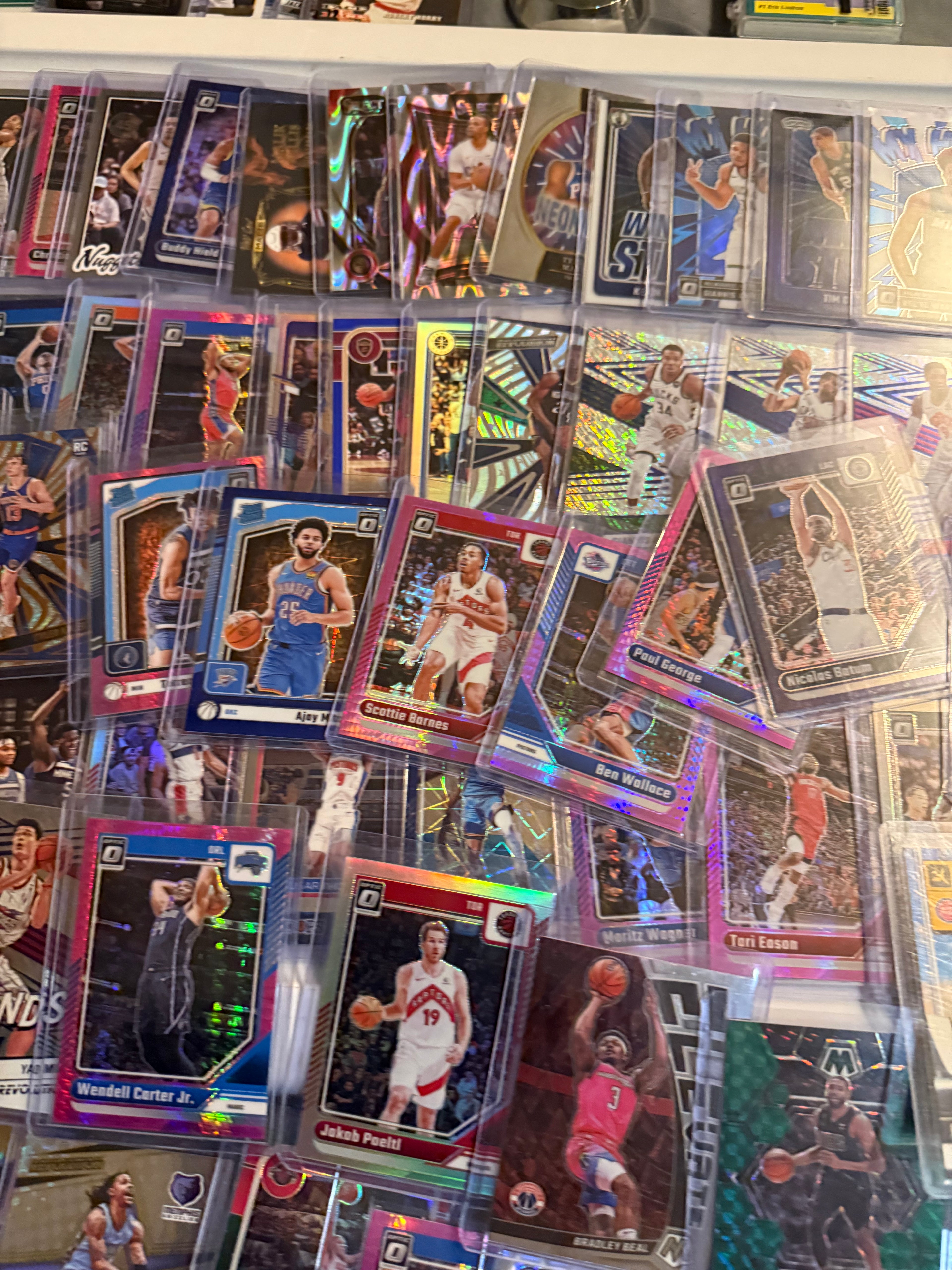 Raw Single Cards in Sleeves