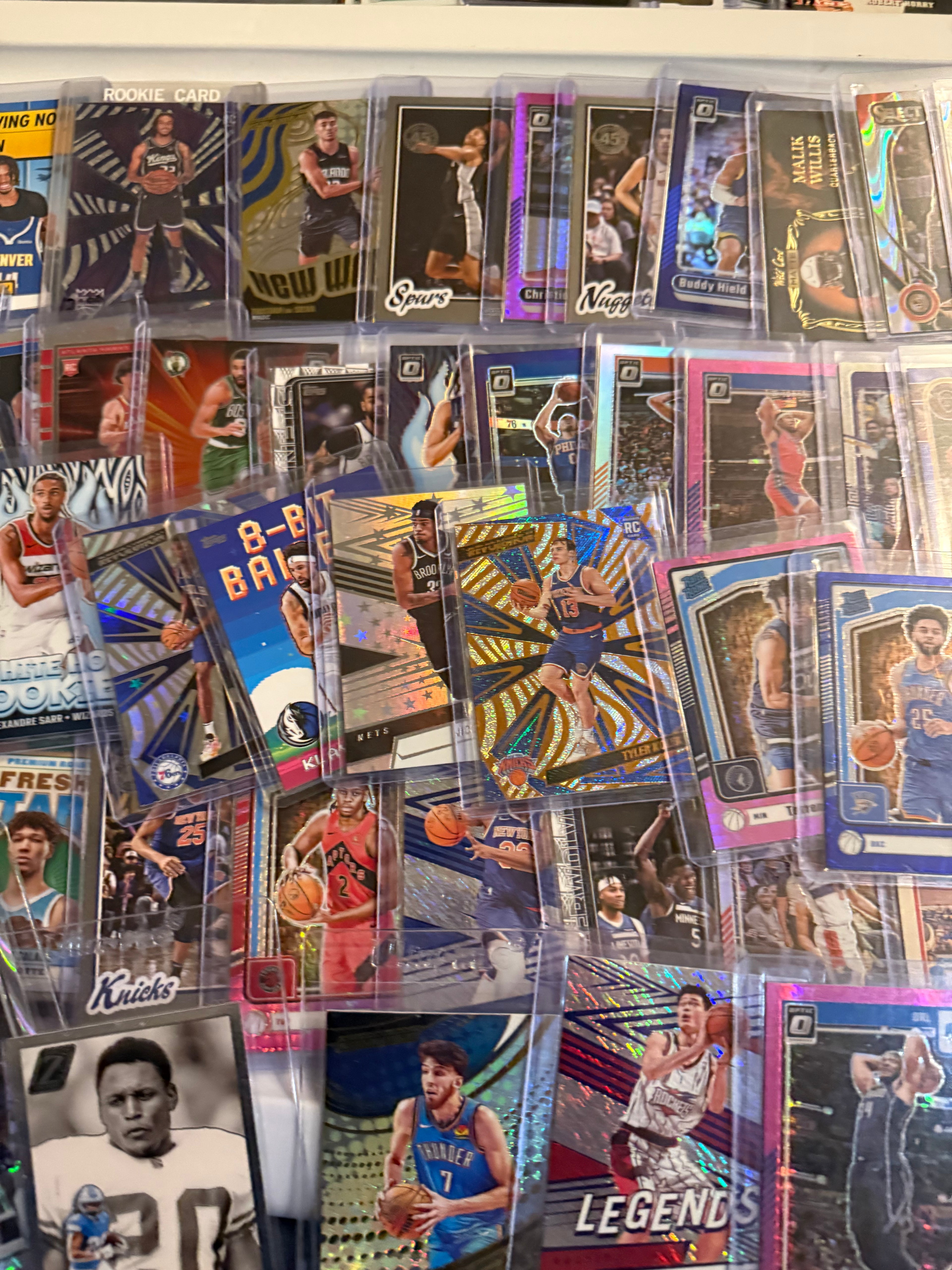 Raw Single Cards in Sleeves