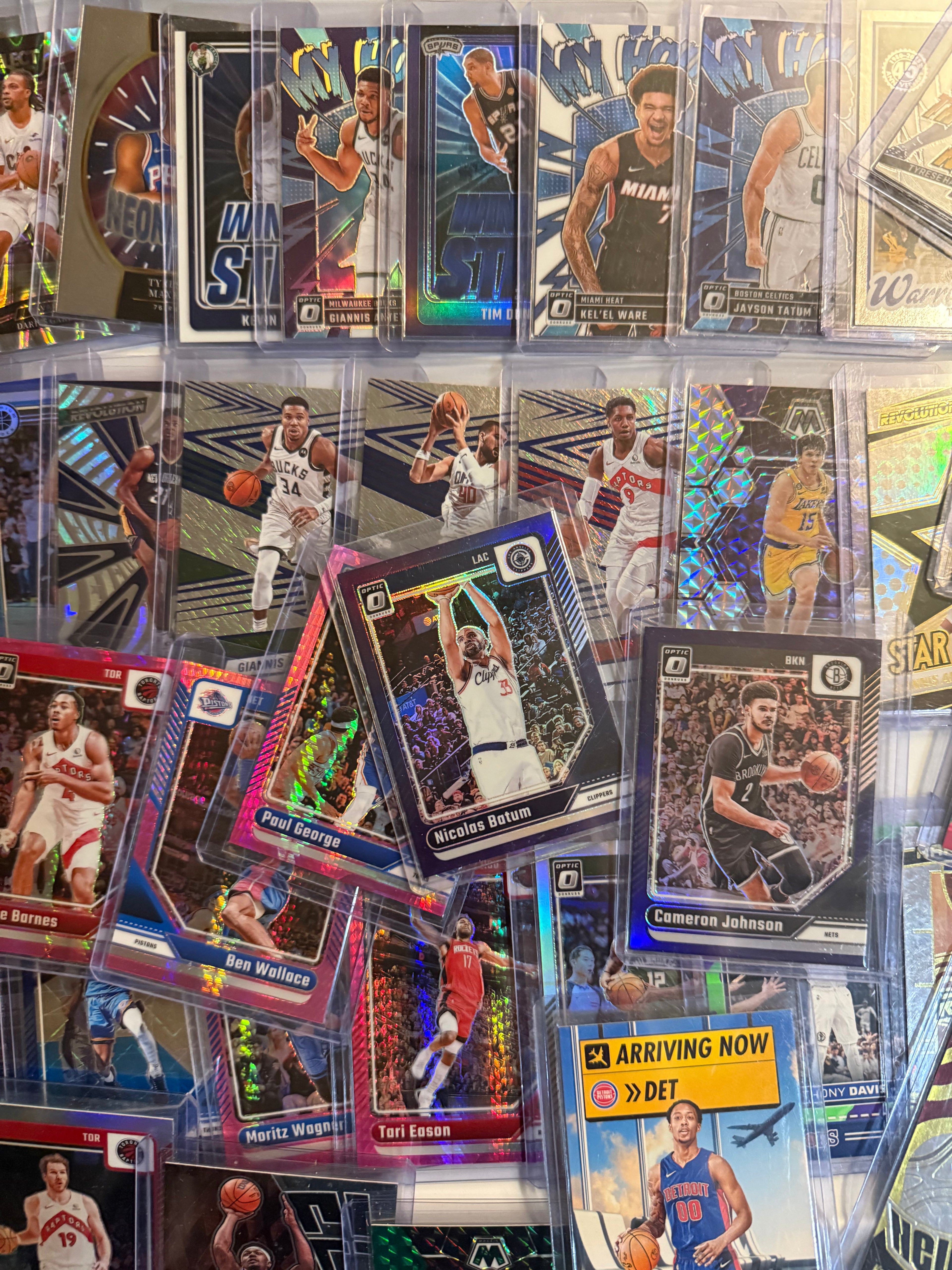 Raw Single Cards in Sleeves