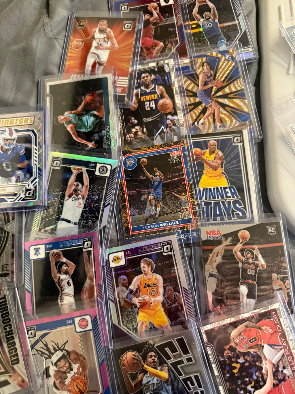 Raw Single Cards in Sleeves