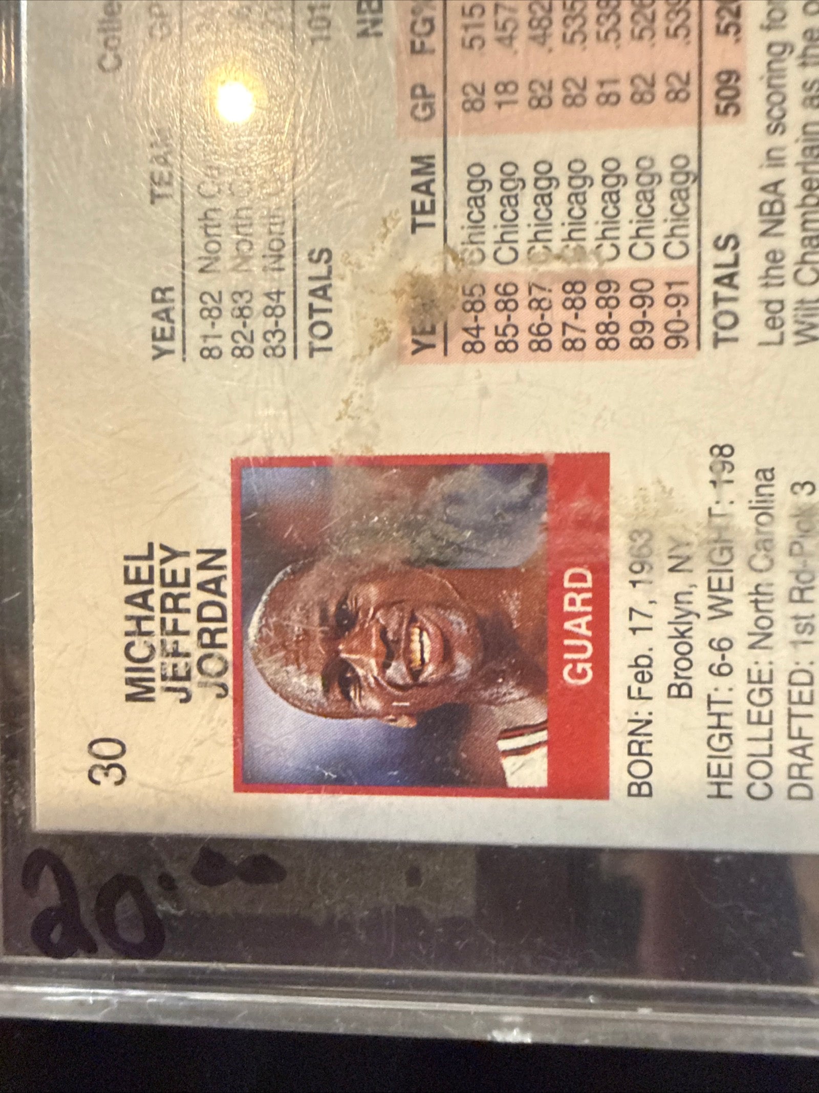 Michael Jordan #30 NBA Hoops